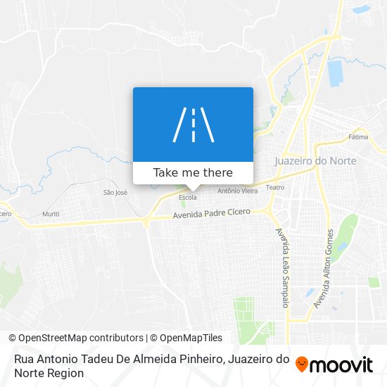 Mapa Rua Antonio Tadeu De Almeida Pinheiro