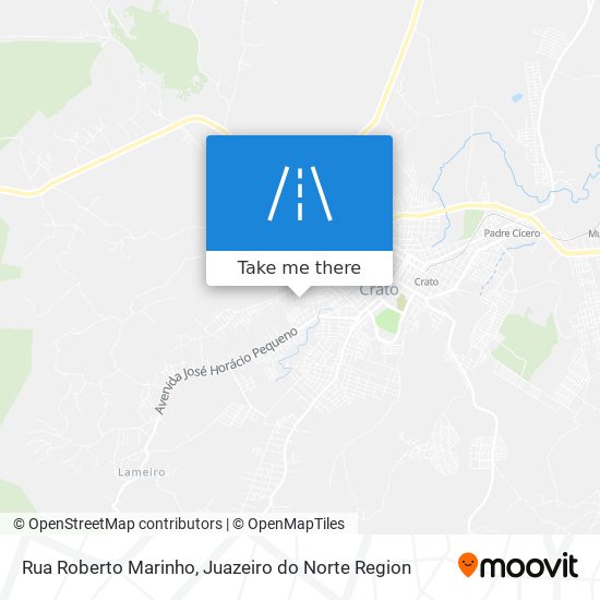 Mapa Rua Roberto Marinho