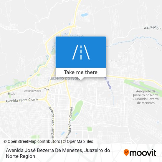 Mapa Avenida José Bezerra De Menezes