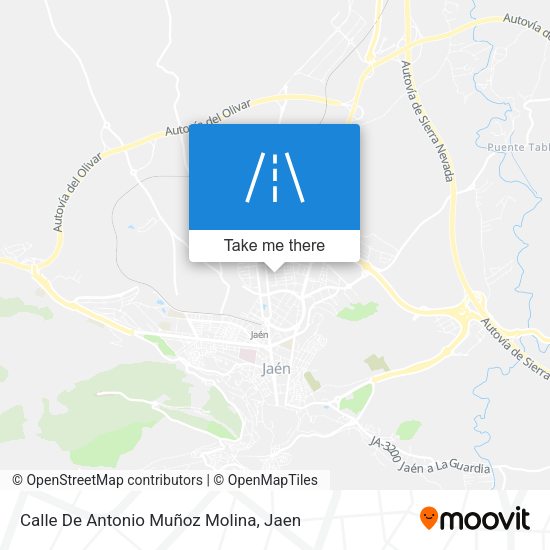 Calle De Antonio Muñoz Molina map