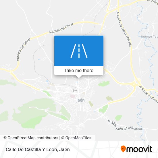 Calle De Castilla Y León map