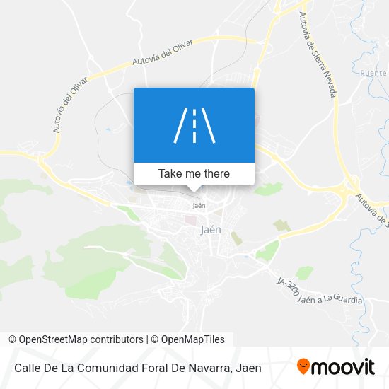Calle De La Comunidad Foral De Navarra map