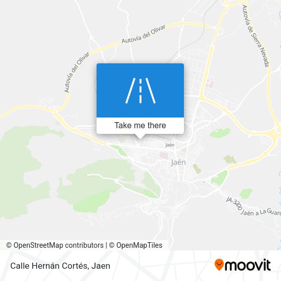 Calle Hernán Cortés map