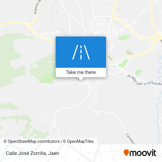 Calle José Zorrilla map