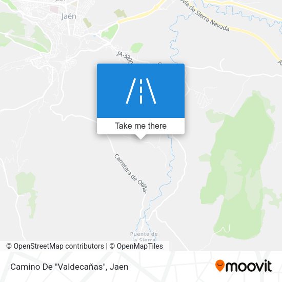 Camino De "Valdecañas" map