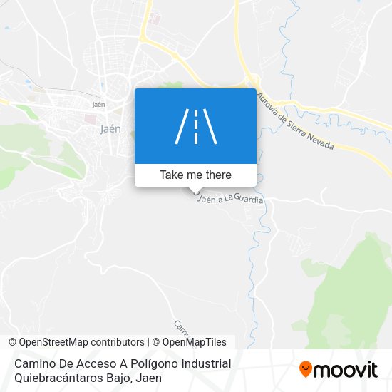 Camino De Acceso A Polígono Industrial Quiebracántaros Bajo map