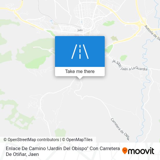Enlace De Camino !Jardín Del Obispo" Con Carretera De Otiñar map