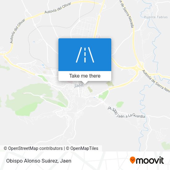 Obispo Alonso Suárez map