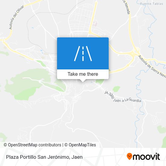 Plaza Portillo San Jerónimo map