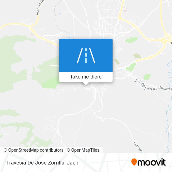 Travesía De José Zorrilla map