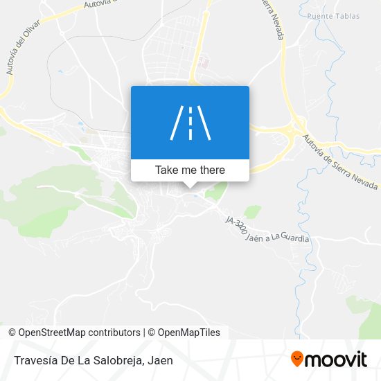 Travesía De La Salobreja map