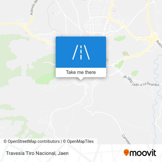 Travesía Tiro Nacional map