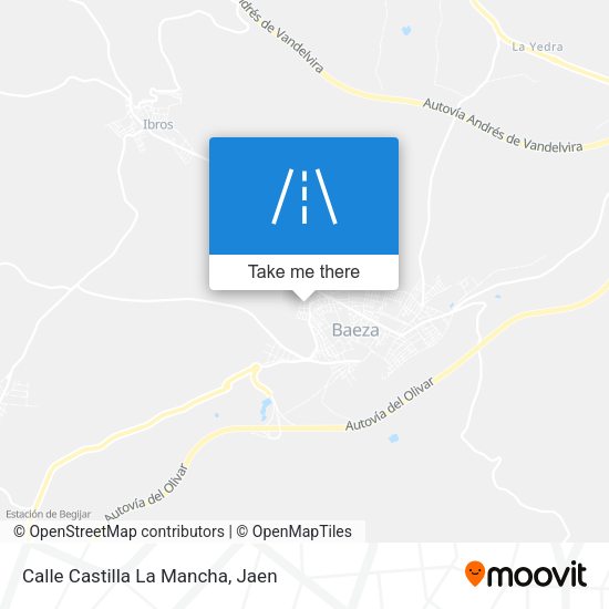 Calle Castilla La Mancha map