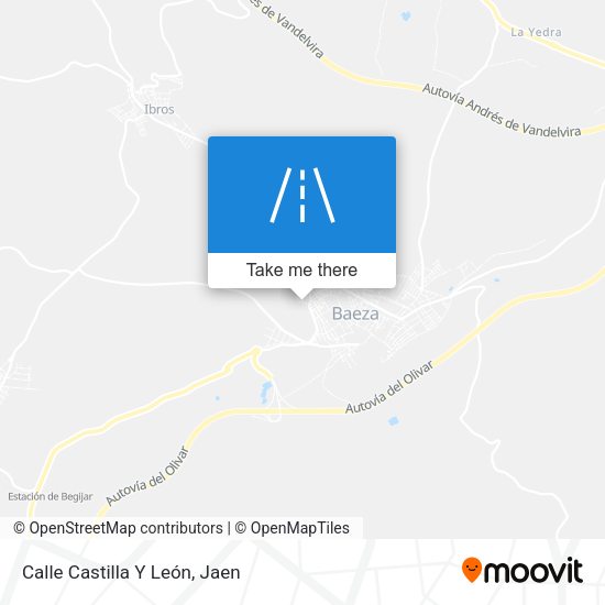 Calle Castilla Y León map