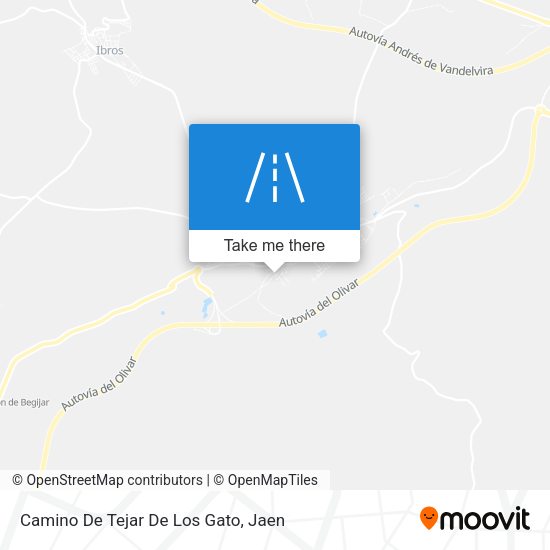 Camino De Tejar De Los Gato map