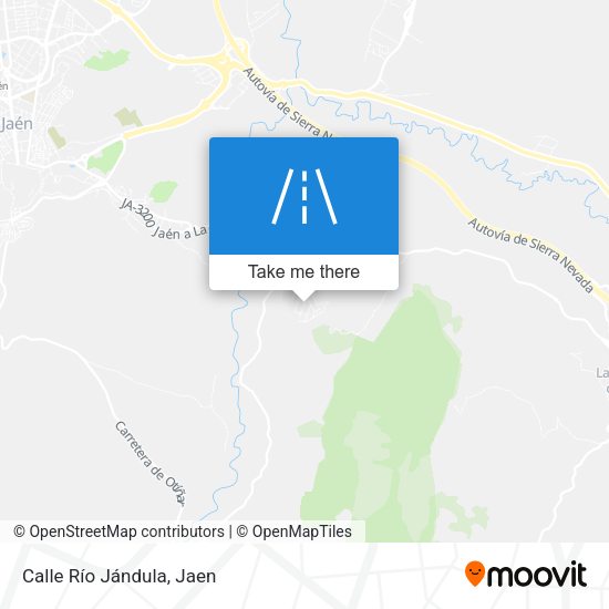 Calle Río Jándula map