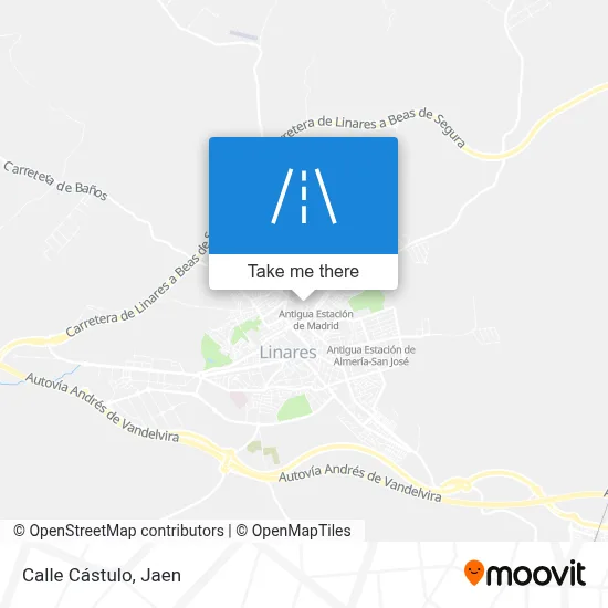 Calle Cástulo map