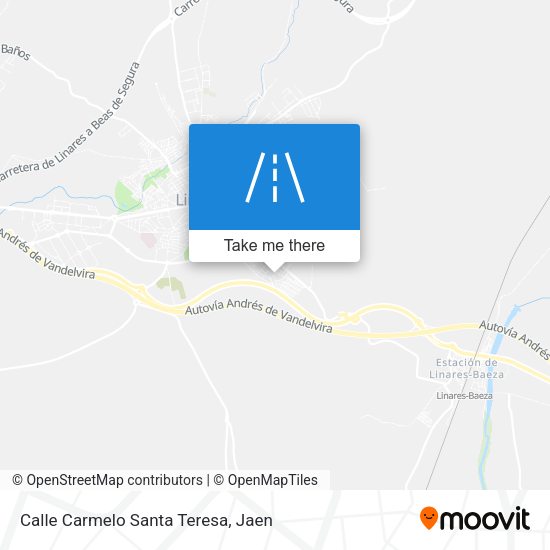 Calle Carmelo Santa Teresa map