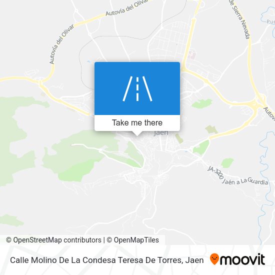 Calle Molino De La Condesa Teresa De Torres map