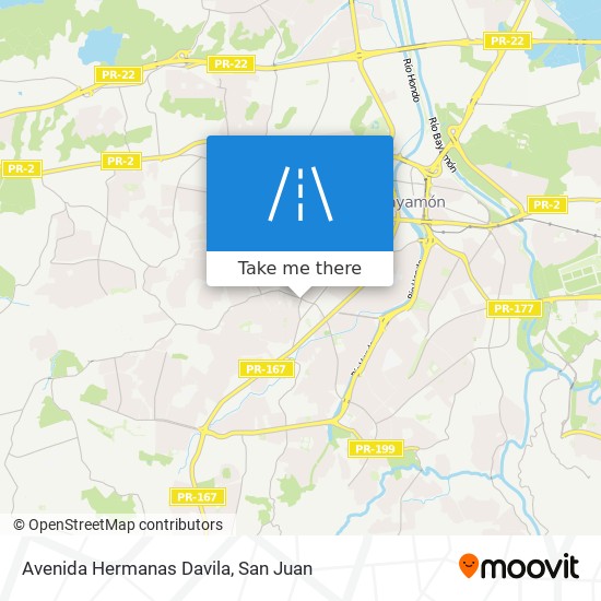 Avenida Hermanas Davila map