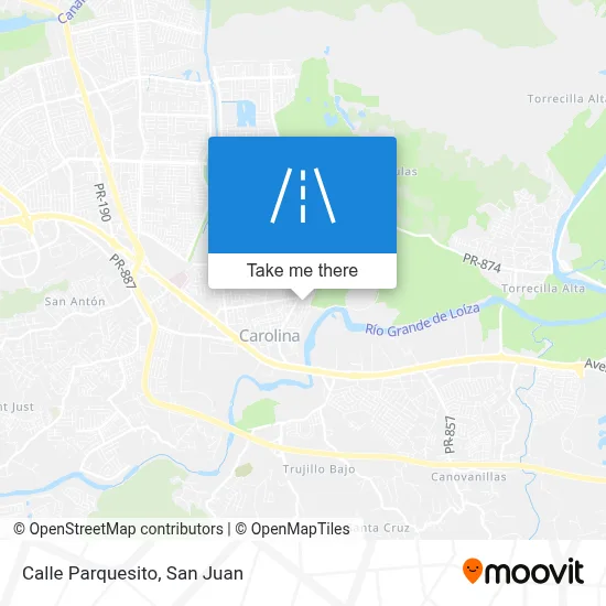 Mapa de Calle Parquesito