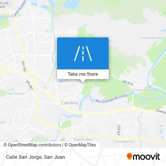 Mapa de Calle San Jorge