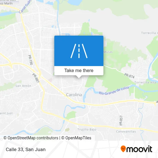 Mapa de Calle 33