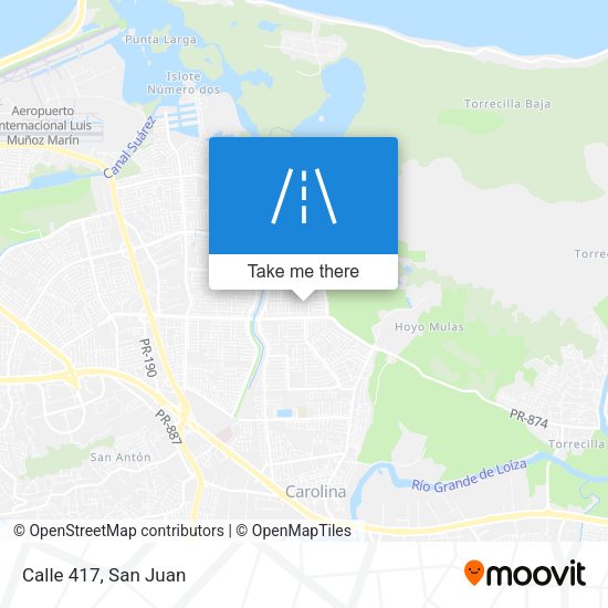 Mapa de Calle 417