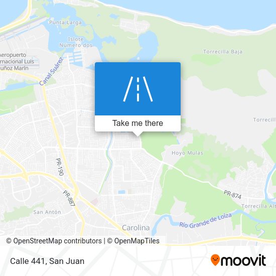 Mapa de Calle 441