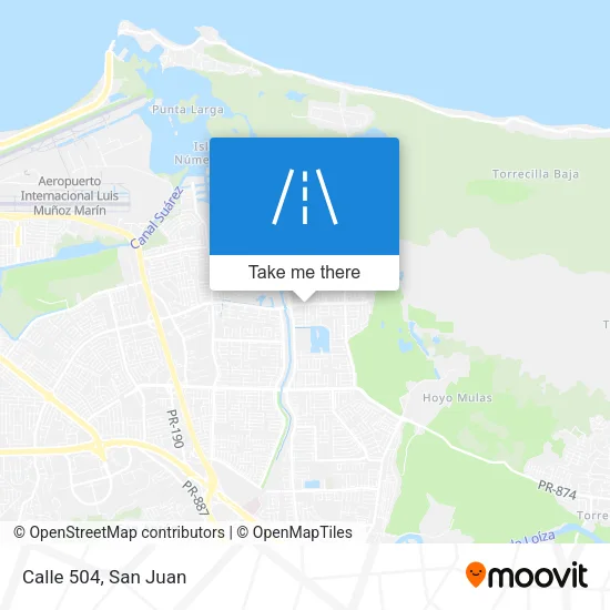 Mapa de Calle 504