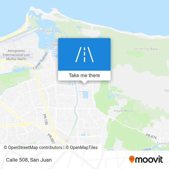 Calle 508 map