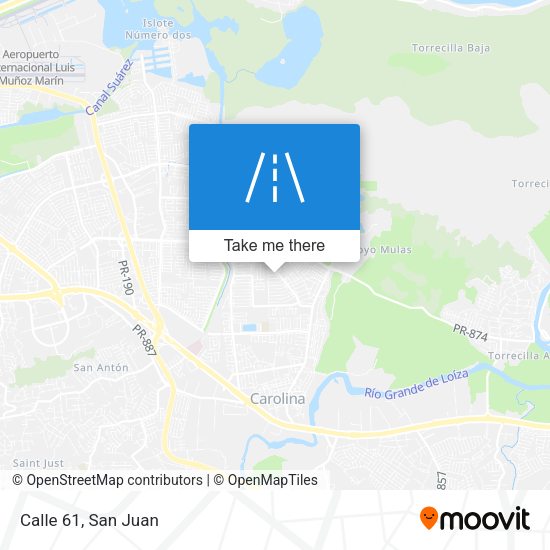 Mapa de Calle 61
