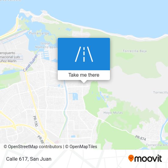 Mapa de Calle 617