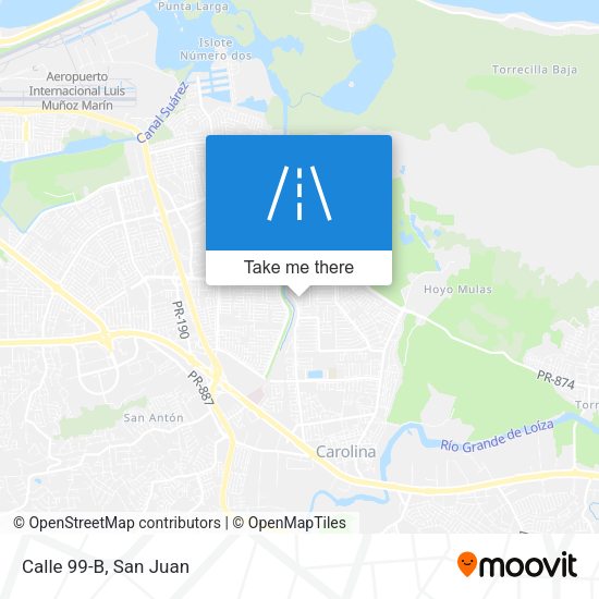 Mapa de Calle 99-B