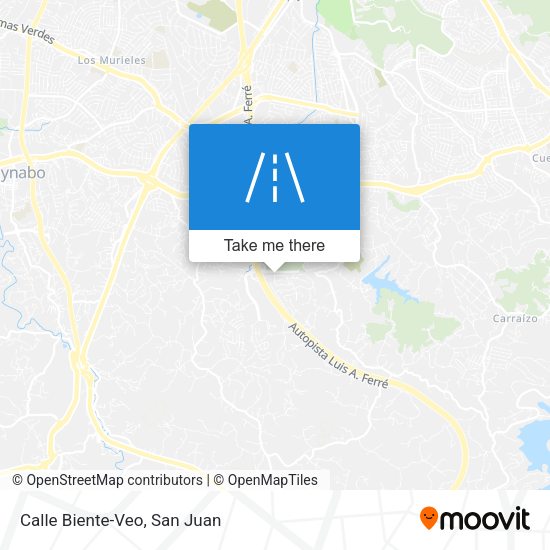 Mapa de Calle Biente-Veo