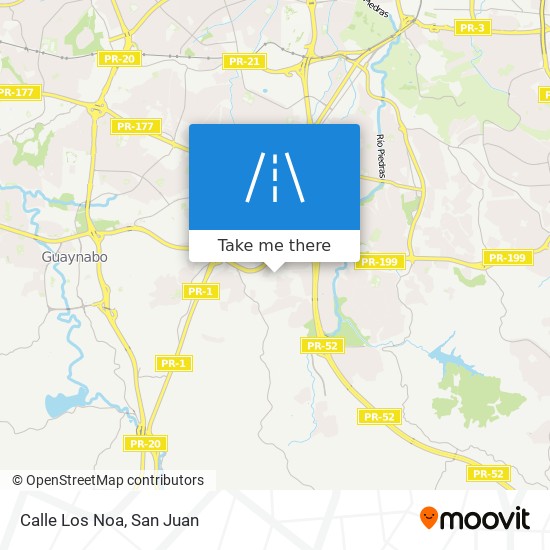 Calle Los Noa map