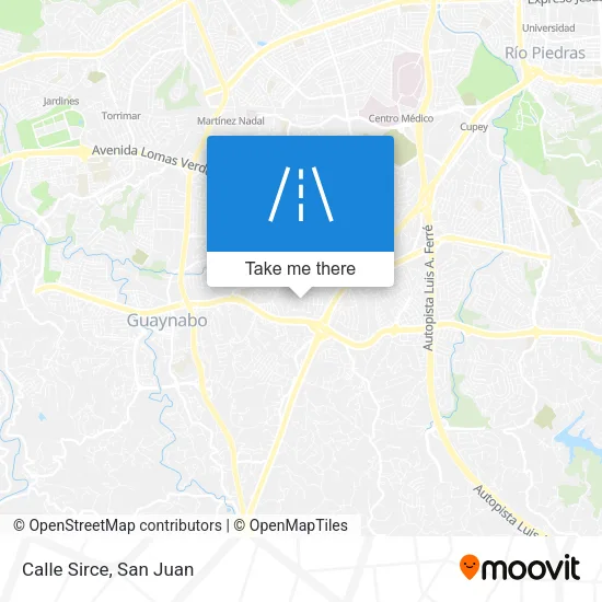 Mapa de Calle Sirce