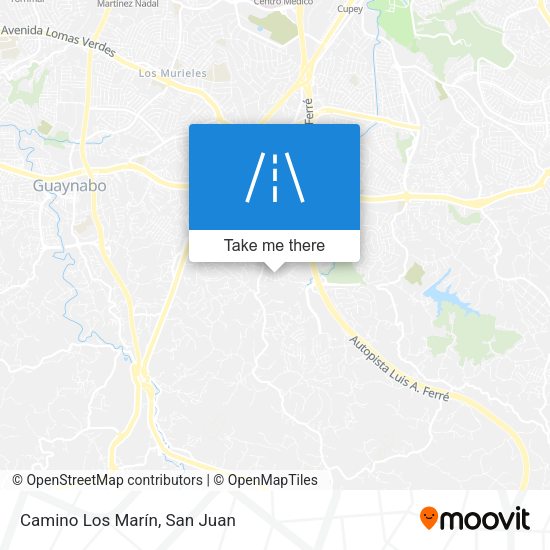 Camino Los Marín map
