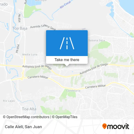 Calle Aleli map