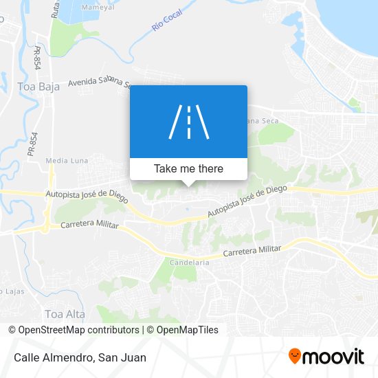 Calle Almendro map