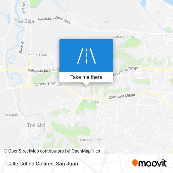 Calle Colina Collires map