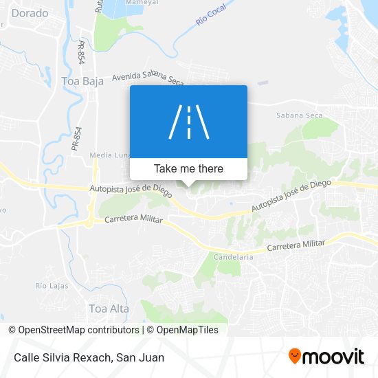 Mapa de Calle Silvia Rexach