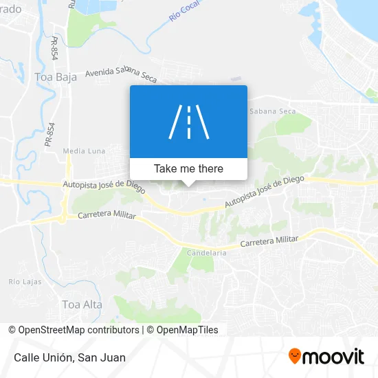 Mapa de Calle Unión