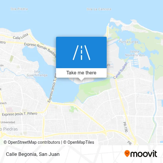 Mapa de Calle Begonia