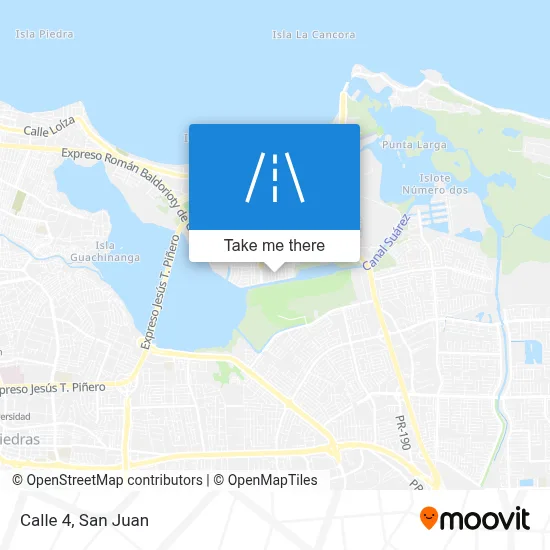 Calle 4 map