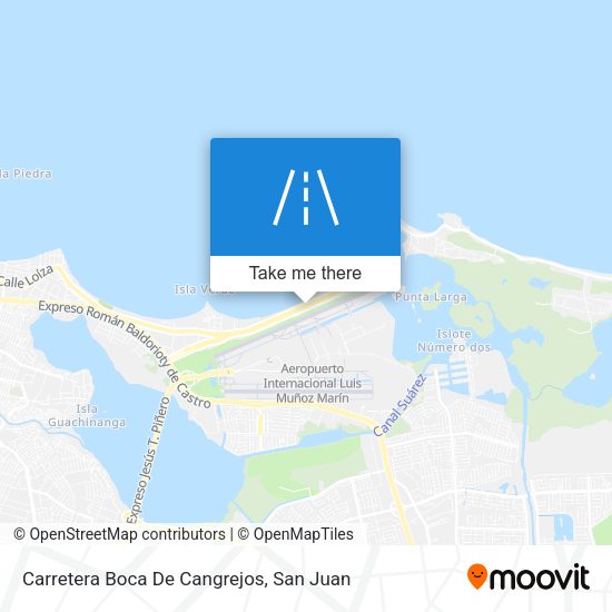 Carretera Boca De Cangrejos map