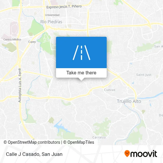 Calle J Casado map