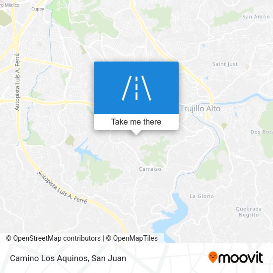 Mapa de Camino Los Aquinos
