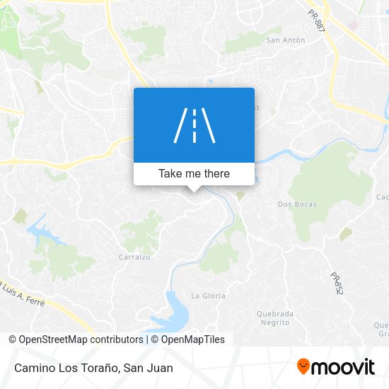 Mapa de Camino Los Toraño