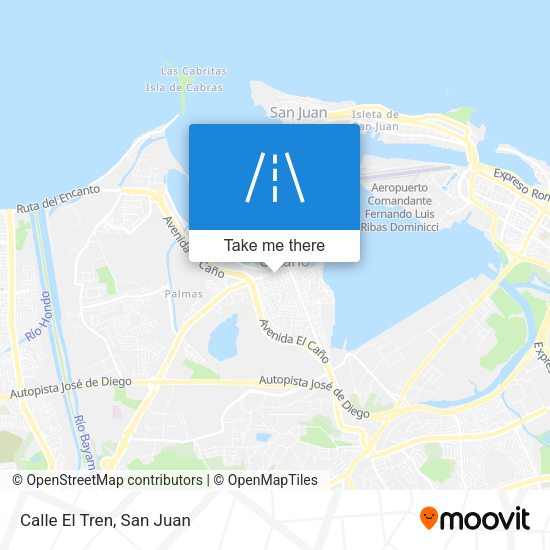 Mapa de Calle El Tren